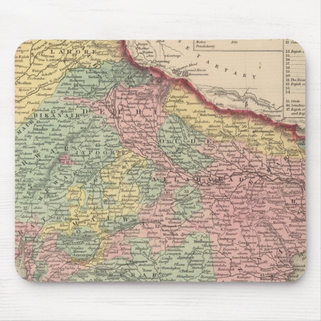 Hindoostan 2 mouse mat (Front)