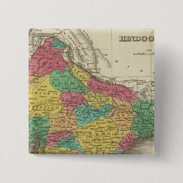 Hindoostan 3 15 cm square badge (Front)