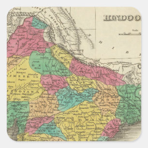 Hindoostan 3 square sticker