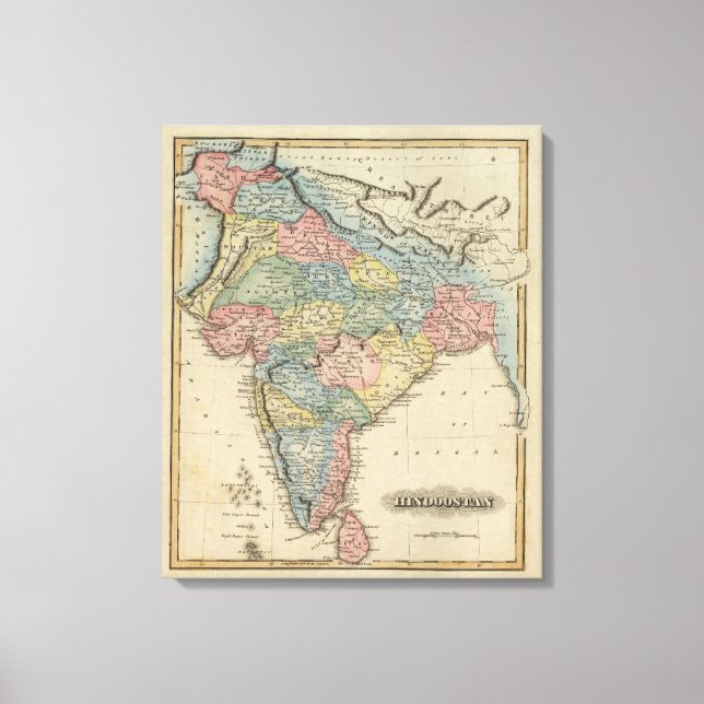 Hindoostan 7 canvas print (Front)