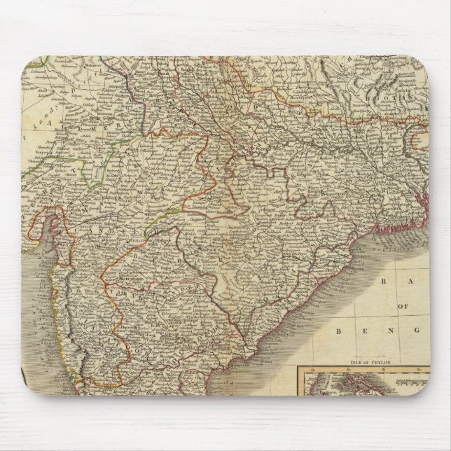 Hindoostan, Ceylon Mouse Mat (Front)