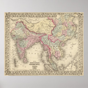 Hindoostan, Farther India, China, Tibet 2 Poster