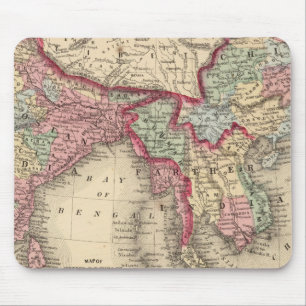 Hindoostan, Farther India, China, Tibet Mouse Mat