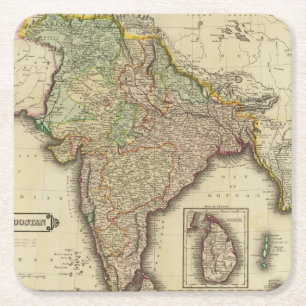 Hindostan 2 square paper coaster