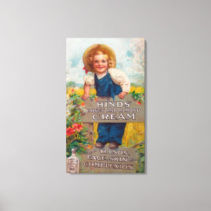 Hinds' Honey and Almond Cream Lotion Canvas Print