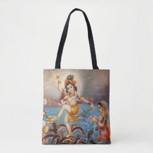 Hindu all over printed Tote Bag