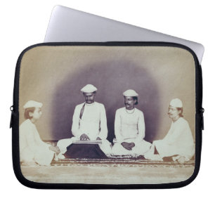 Hindu Brahmins in Delhi, 19th century (sepia photo Laptop Sleeve