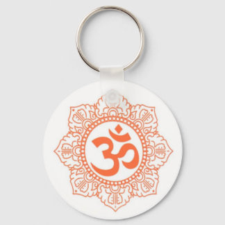 HINDU - BUDDHA SYMBOLS OM,OHM KEY RING