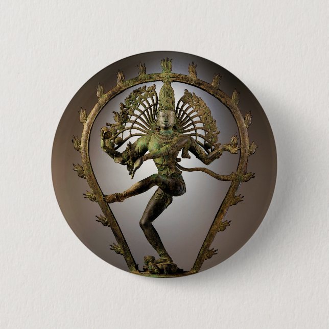 Hindu Deity Shiva Tamil the Destroyer Transformer 6 Cm Round Badge (Front)
