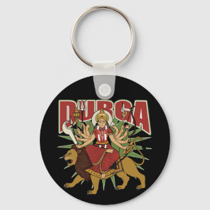 Hindu Durga Key Ring