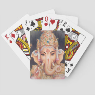 Hindu Elephant Ganesha Playing Cards