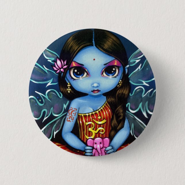 "Hindu Fairy" Button (Front)