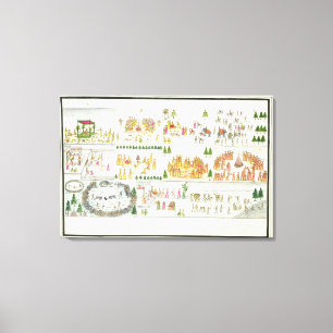 Hindu Festivals including Dasehra, Diwali and Holi Canvas Print