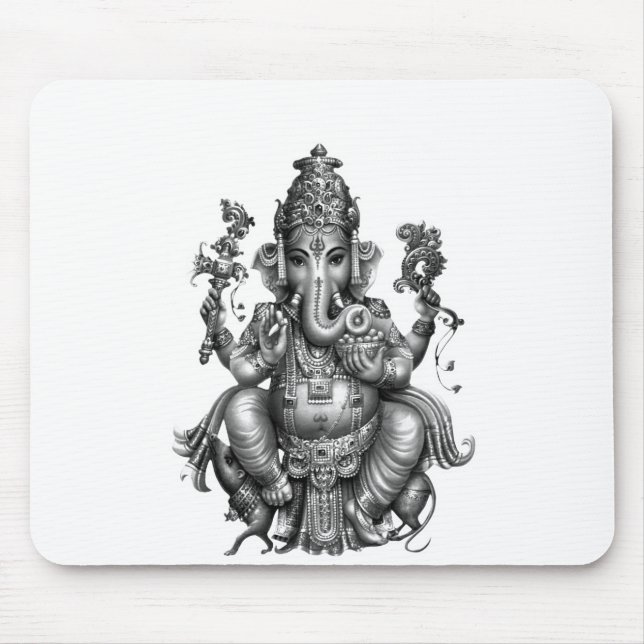 Hindu Ganesh Mouse Mat (Front)