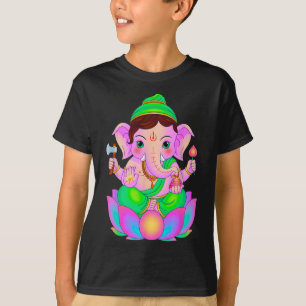 Hindu Ganesha Puja Elephant God India Meditation Y T-Shirt