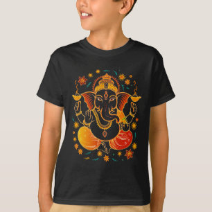 Hindu Ganesha Puja Elephant God India Meditation Y T-Shirt