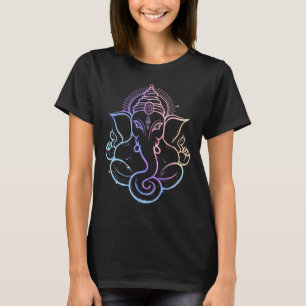 Hindu Ganesha Puja Elephant God India Meditation Y T-Shirt