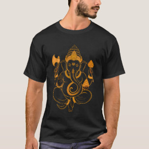 Hindu Ganesha Puja Elephant God India Meditation Y T-Shirt
