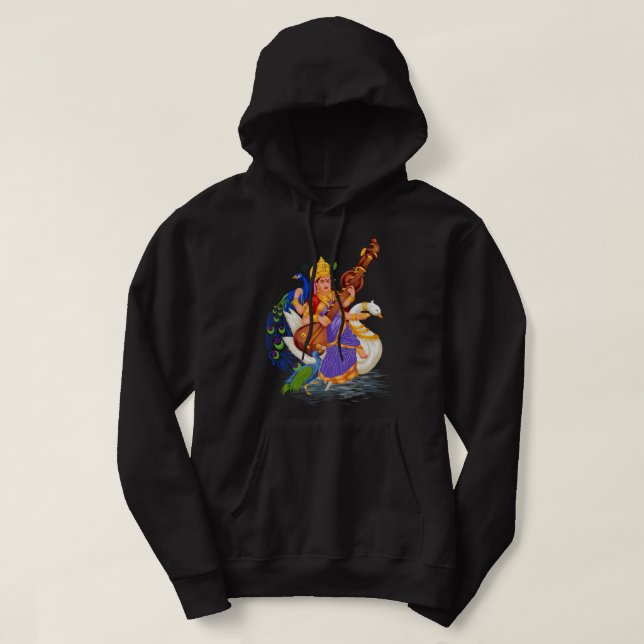 Hindu Gifts Hinduism Diwali Festivals Gods Goddess Hoodie (Design Front)