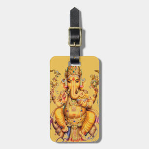HINDU GOD GANESH LUGGAGE TAG