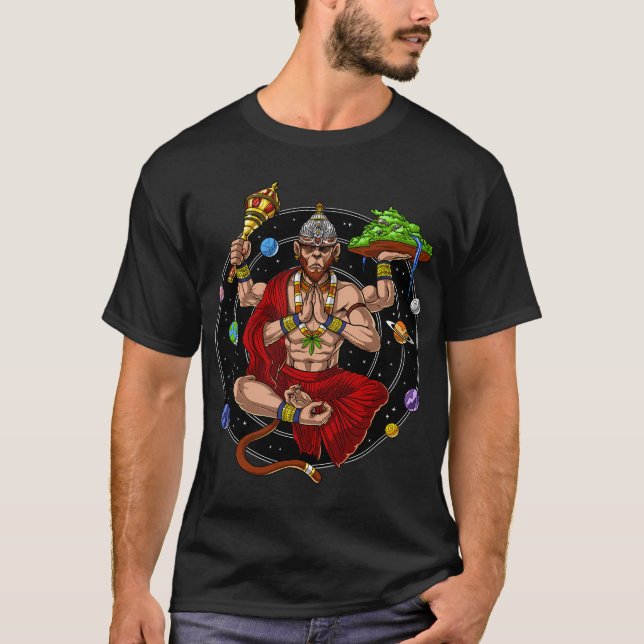 Hindu God Hanuman T-Shirt (Front)