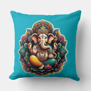 Hindu God Lord Ganesh / Ganesha Pillow