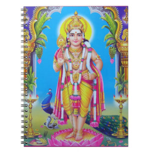 Hindu God Muruga Notebook
