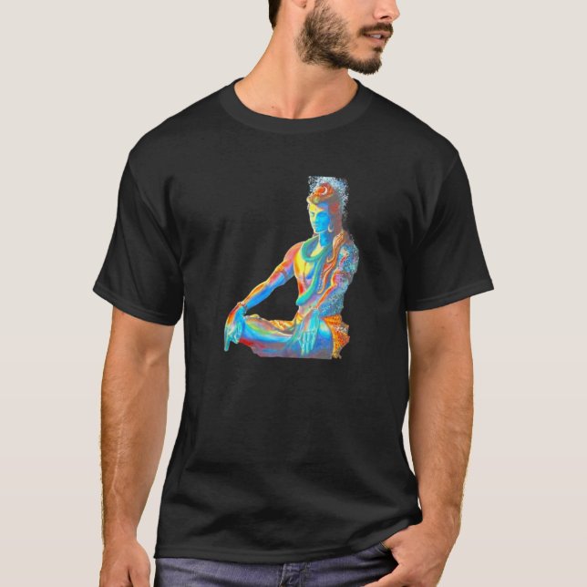 Hindu God Shiva, Mahadev, Shiv, Shankar, Adiyogi,B T-Shirt (Front)