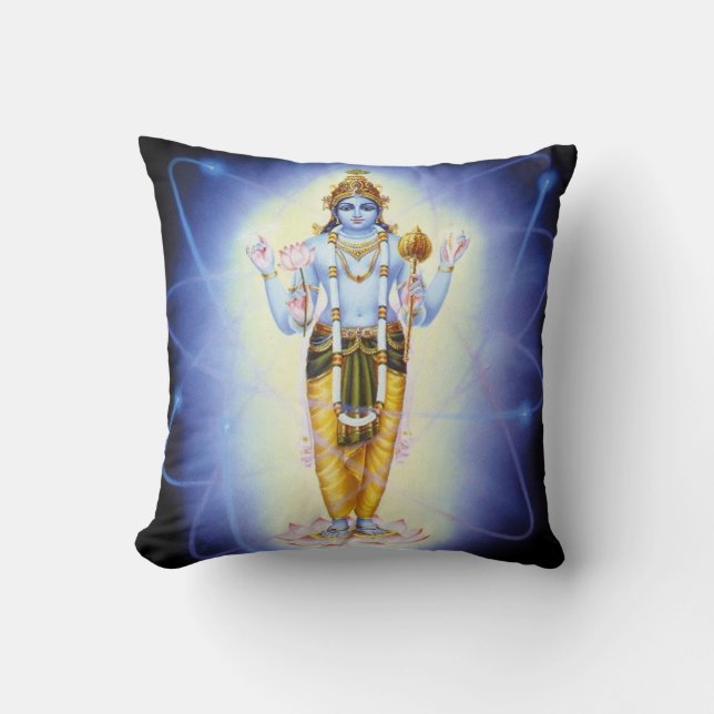 Hindu God Vishnu Cushion (Front)