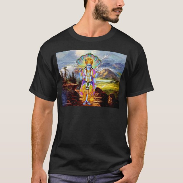 HINDU GOD VISHNU T-Shirt (Front)