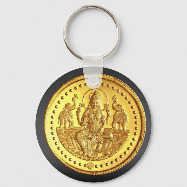 HINDU GODDESS LAKSHMI KEY RING (Front)