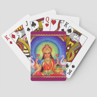 Hindu Goddess Lakshmi Maa Playing Cards