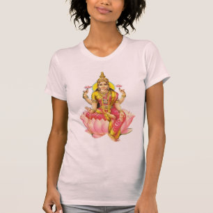 Hindu Goddess lakshmi wealth prosperity money T-Shirt