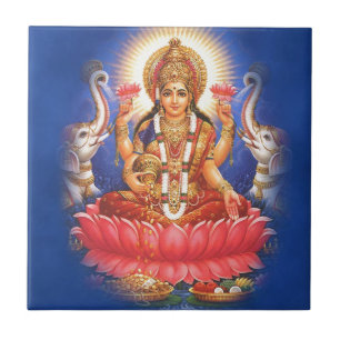 Hindu Goddess Laxmi Devi Mata Tile