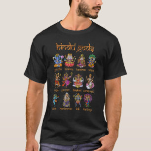 Hindu Gods Shiva Ganesha Hanuman Hinduism Goddess  T-Shirt
