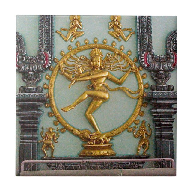 Hindu gods, Shiva Tile (Front)