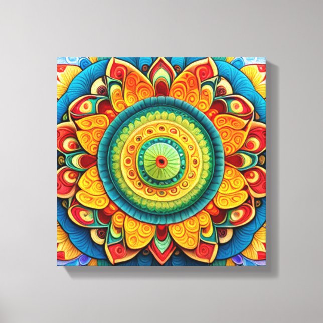 Hindu Holiday Collection Canvas Print (Front)