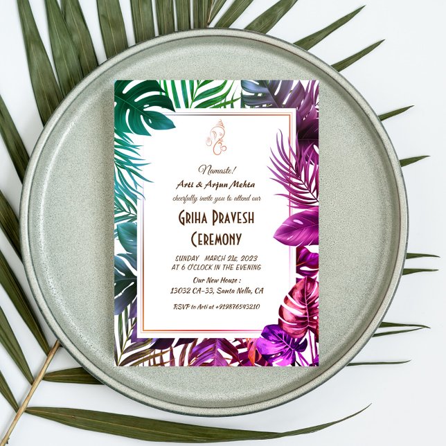 Hindu House Warming Griha Pravesh Invitation (Creator Uploaded)