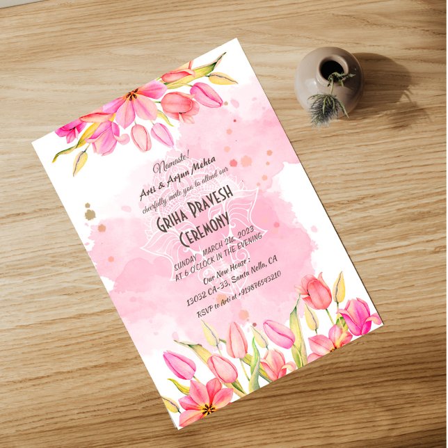 Hindu House Warming Griha Pravesh Invitation (Creator Uploaded)