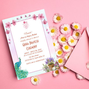 Hindu House Warming Griha Pravesh Invitation
