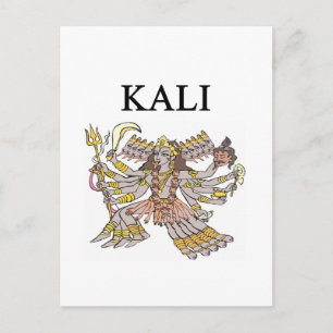 HINDU kali design Postcard