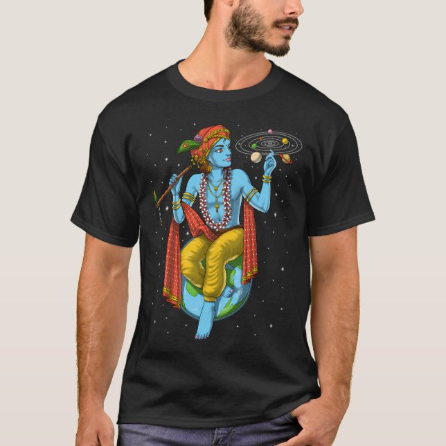 Hindu Lord Krishna T-Shirt (Front)