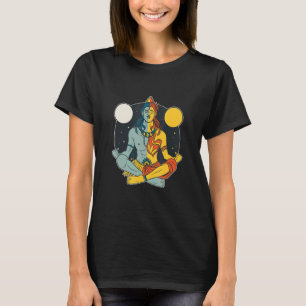 Hindu Lord Shiva Statue Divine Meditation Figurine T-Shirt