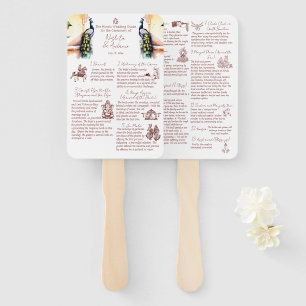 Hindu marriage rituals peacock Jaipur palace  Hand Fan