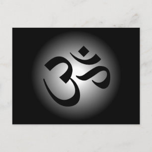 Hindu OM - Meditation Symbol Postcard