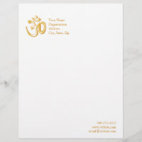 Hindu Om Symbol 8.5" x 11"