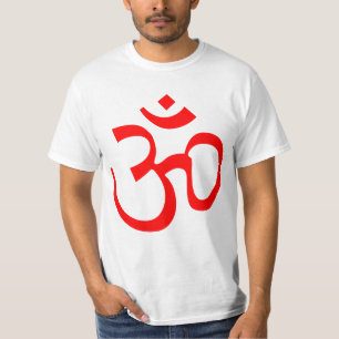 Hindu OM Symbol - Red T-Shirt