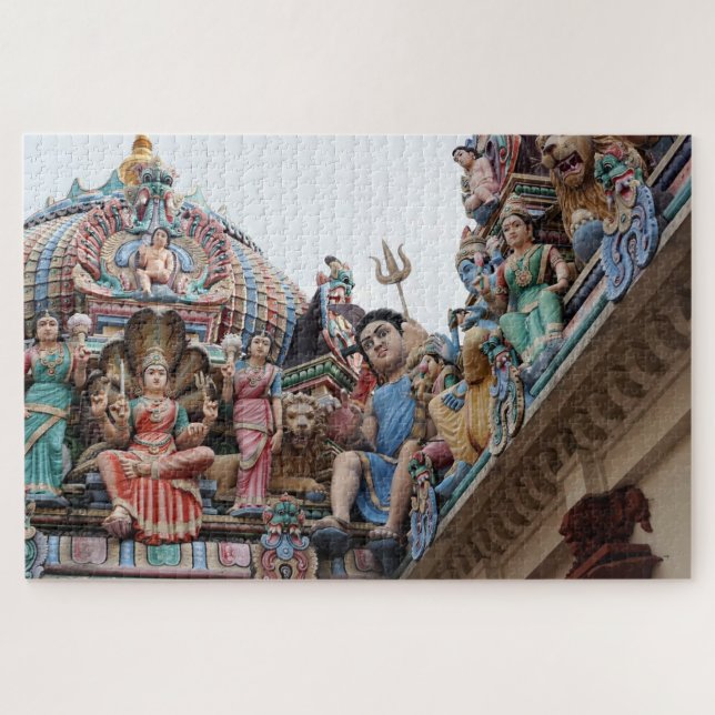 hindu temple puzzle (Horizontal)