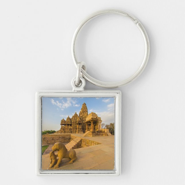 Hindu Temples at Khajuraho Key Ring (Front)