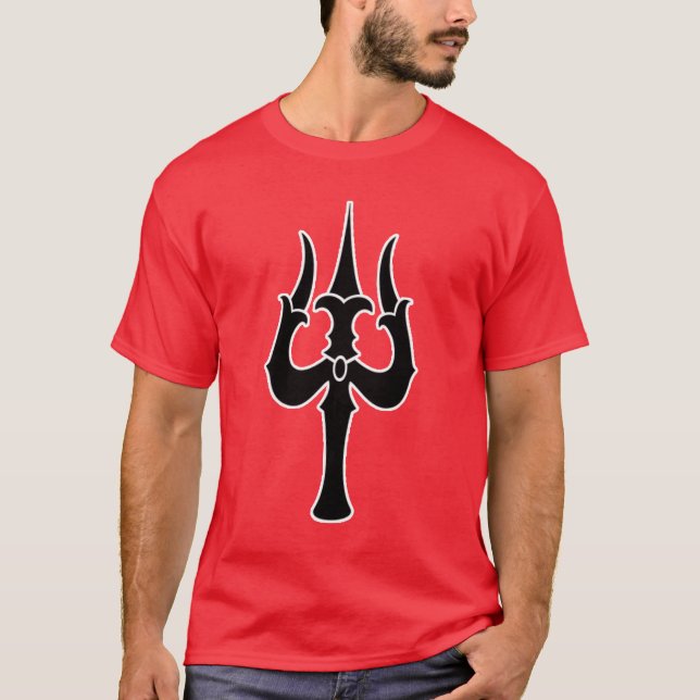 Hindu Trishula T-Shirt (Front)